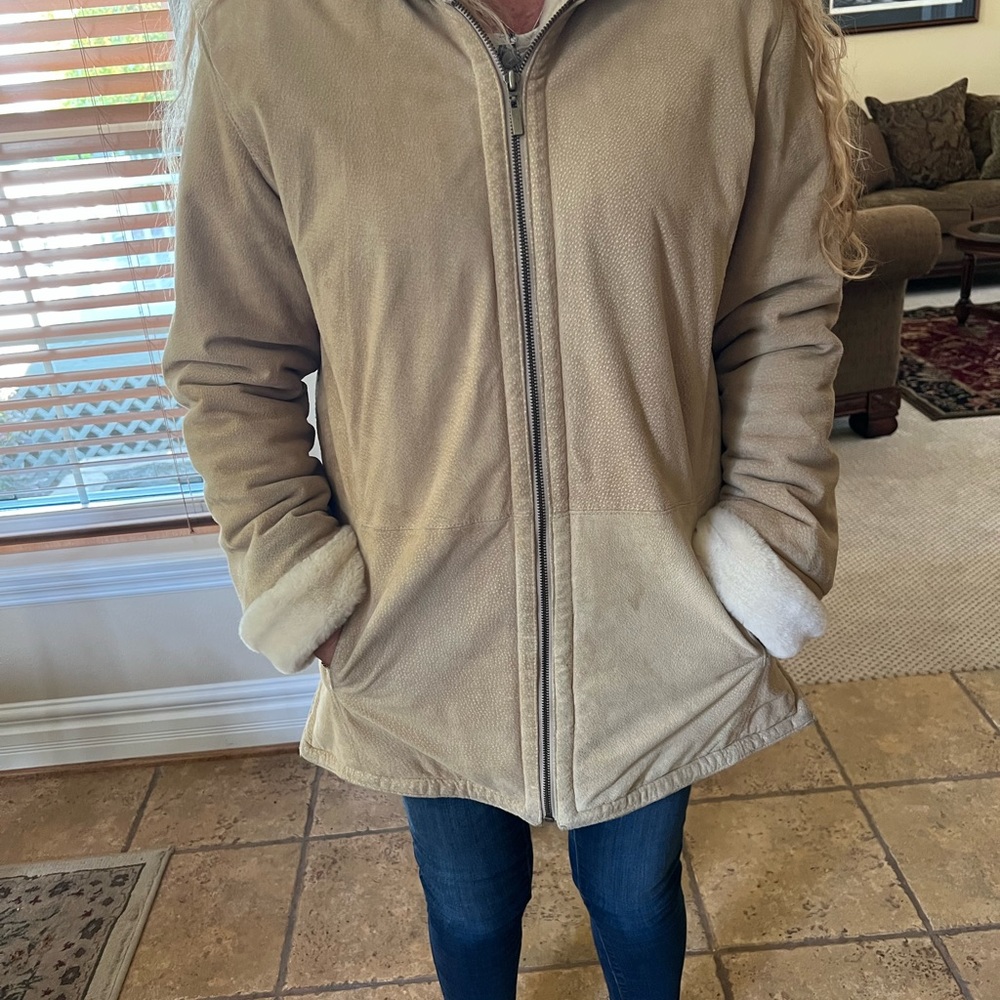 Saint John’s Bay lined Hooded Coat size S